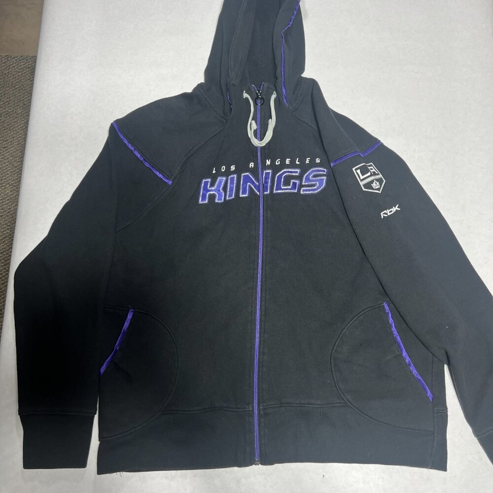 Las Angeles Kings Hockey Hooded full zip sweater size 2XL